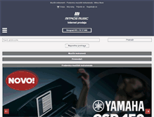 Tablet Screenshot of mitrosmusic.com